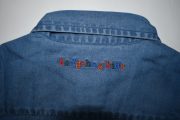 Tencel Boys Denim Embroidered Half Sleeve Shirt Hedgehogkids - Image 5