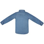 Tencel Boys Denim Embroidered Full Sleeve Shirt Hedgehogkids - Image 2