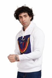 Lord Shiva Print Hoody Men ( white ) - Image 4