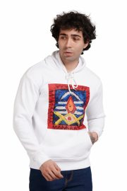Lord Shiva Print Hoody Men ( white ) - Image 3