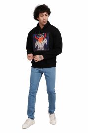 Lord Shiva Print Hoody Men ( Black )