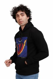 Lord Shiva Print Hoody Men ( Black ) - Image 3