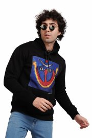Lord Shiva Print Hoody Men ( Black )